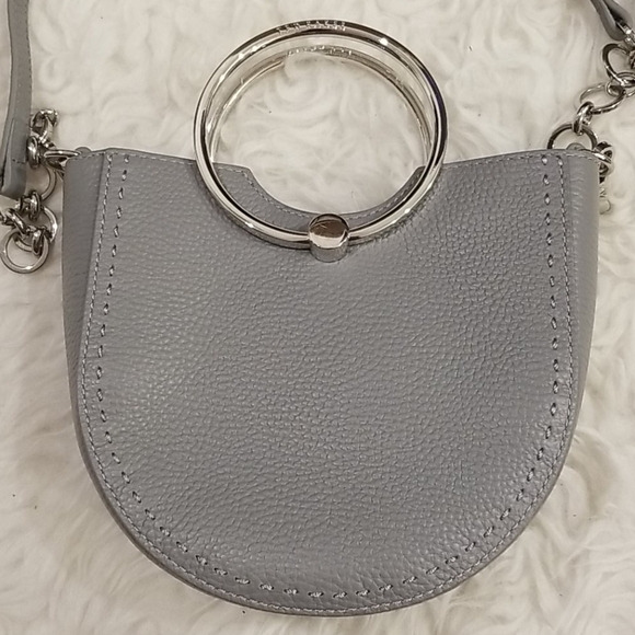 💕TED BAKER LONDON💕 Fiorel Circular Handle Shoulder Bag 100% Leather NWOT - Picture 2 of 10